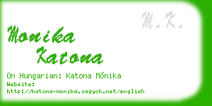 monika katona business card