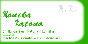 monika katona business card